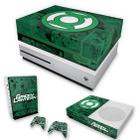 Capa Anti Poeira e Skin Compatível Xbox One S Slim - Lanterna Verde Comics