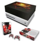 Capa Anti Poeira e Skin Compatível Xbox One S Slim - Street Fighter V