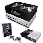 Capa Anti Poeira e Skin Compatível Xbox One S Slim - Venom