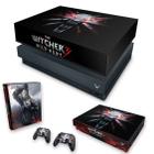 Capa Anti Poeira e Skin Compatível Xbox One X - The Witcher 3 A