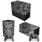 Capa Anti Poeira e Skin Compatível Xbox Series X Horizontal - Camuflado Cinza
