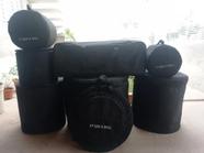 Capa Bag Kit Bateria 6 Peças Premium Evance Bag