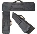 Capa Bag Para Piano Roland Juno Stage 76 Master Luxo (preto) Carbon