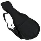 Capa Bag Para Ukulele Concerto Luxo Nylon 600 Alcochoada  Carbon