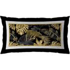 Capa Baguete 29x52 Classic Leaves Black Gold A