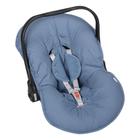 Capa Bebê Conforto C/ Protetor de Cinto Azul -Batistela Baby