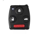 Capa Botão Borracha Keypad Chave Hon Civic Fit City Cr-v 4 Botoes Com Pânico