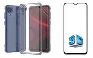 Capa Capinha Anti Impacto Para Galaxy A03 Core + Pelicula 3d