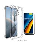 Capa Capinha Anti-Queda P/ Xiaomi Poco X6 + Película 3D Premium - Dc Evolution