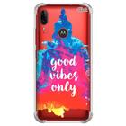 Capa capinha case anti shock moto e6 plus 0808 good vibes