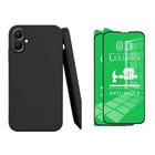 Capa Capinha Case aveludada para Samsung a06 + 2 Películas De Cerâmica