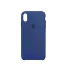 Capa Capinha Case De Silicone iPhone Xs Max Azul Royal