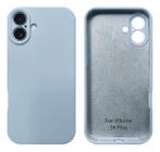 Capa Capinha Compativel com iPhone 16 Plus Proteção de Câmera Silicone Aveludado