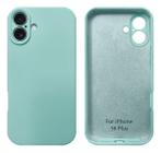 Capa Capinha Compativel com iPhone 16 Plus Proteção de Câmera Silicone Aveludado