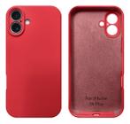 Capa Capinha Compativel com iPhone 16 Plus Proteção de Câmera Silicone Aveludado - GCM CASES