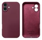 Capa Capinha Compativel com iPhone 16 Plus Proteção de Câmera Silicone Aveludado