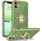 Capa Capinha Compatível Com iPhone Anel Suporte Magnético