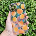 Capa Capinha IPhone 12 Pro Max Silicone Floral