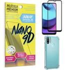 Capa Capinha Moto E20 Anti Shock + Película Nano Cerâmica 9D