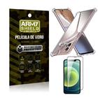 Capa Capinha Moto E22 Anti Shock + Película De Vidro 3D - Armyshield