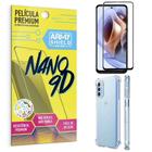 Capa Capinha Moto G41 Anti Shock + Película Nano Cerâmica 9D