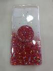 Capa capinha para A51 de gliter com pop it