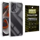 Capa Capinha Para Moto Edge 50 Fusion + Pelicuda De Vidro 3D - Armyshield