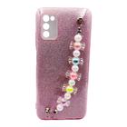 Capa Capinha para Samsung Galaxy a03s A037 tela 6.5 C/ pulseira perola