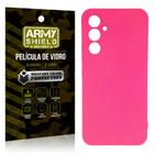 Capa Capinha Pink Samsung M14 + Película de Vidro 3D