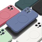 Capa Capinha Premium Magsafe Aveludada Compativel com iPhone 14 Pro Max