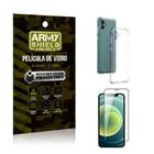 Capa Capinha Samsung A04 Anti Shock + Película De Vidro 3D - Armyshield