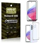 Capa Capinha Samsung A53 Anti Shock + Película De Vidro 3D