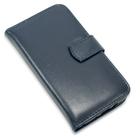 Capa carteira couro azul para iphone 13 6.1