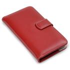 Capa carteira couro vermelho para moto edge 30 fusion xt2243 - CELLWAY