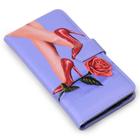 Capa carteira estampada scarpin para iphone 14 6.1