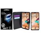 Capa Carteira + Película De Vidro LG K61 LMQ630BAW 6.5 - Cell In Power25