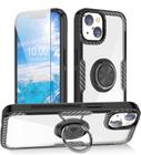 Capa Case Apple iPhone 14 Plus (tela 6.7) Carbon Clear Com Anel e Stand