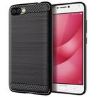 Capa Case Asus Zenfone 4 Max (ZC554KL) (Tela 5.5) Carbon Fiber Anti Impacto