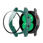 Capa Case Bumper com Película de Vidro para Galaxy Watch 4 44mm - Verde Fosco
