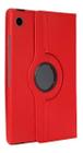 Capa Case Compatível Samsung Galaxy Tab A8 10.5 2021 X200 X205 Vermelho Giratória