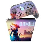 Capa Case e Skin Adesivo Compatível Nintendo Switch Pro Controle - Dead Cells - Pop Arte Skins