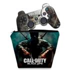 Capa Case e Skin Adesivo Compatível PS3 Controle - Call O Duty Black Ops