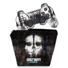 Capa Case e Skin Adesivo Compatível PS3 Controle - Call Of Duty Ghosts