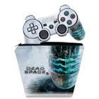 Capa Case e Skin Adesivo Compatível PS3 Controle - Dead Space 3