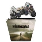 Capa Case e Skin Adesivo Compatível PS3 Controle - The Walking Dead 1