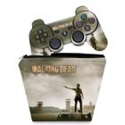 Capa Case e Skin Adesivo Compatível PS3 Controle - The Walking Dead