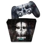 Capa Case e Skin Compatível PS4 Controle - Call Of Duty Ghosts