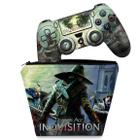 Capa Case e Skin Compatível PS4 Controle - Dragon Age Inquisition