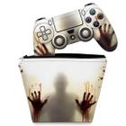 Capa Case e Skin Compatível PS4 Controle - Fear The Walking Dead