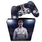 Capa Case e Skin Compatível PS4 Controle - Fifa 18 - Pop Arte Skins